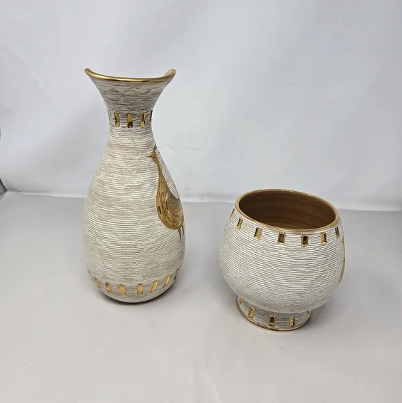 Fratelli Fanciullacci Italian Pottery 2 Pieces